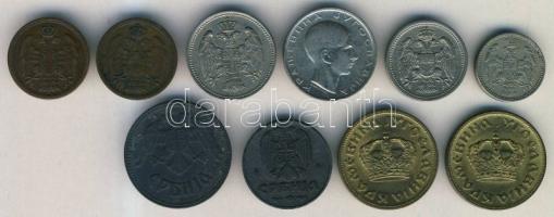 Szerbia 1904. 2P (2x) + 1912. 5P, 10P, 20P + 1942. 2D + 1943. 10D + Jugoszlávia 1938. 2D (2x) + 10D ...