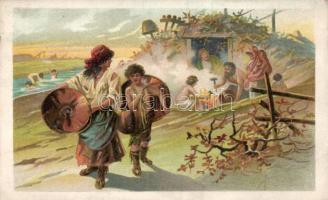 Gypsy folklore litho