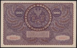 Lengyelország 1919. 1000M + 1920. 5000M T:III+,III-(egyiken kis szakadások)