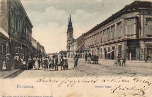 1914 Hosszú címzéses Pancsova (foltos ) T3