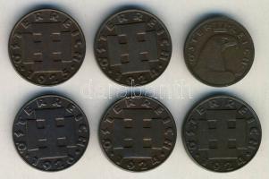 Ausztria 1924-26. 2Gr (5x) + 100K T:2,2-