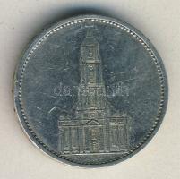 Német 3. Birodalom 1934A 5M "Garnisonkirche" Ag T:3+ ph