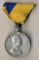 1914. I. V.H. I. osztályú ezüst Vitézségi Érem "Der Tapferkeit" Ag hadi érdemérem, szalagg...