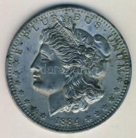 USA 1884S 1$ "Morgan" 75mm átmérőjű Alu T:2 ph