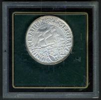 Német Birodalom/Weimari Köztársaság 1927. 5M Ag "Bremerhaven" 1977-es Ag utánverete T:BU Plasztiktokban