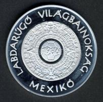 1986. "Labdarúgó VB-Mexikó" ffém emlékérem T:PP