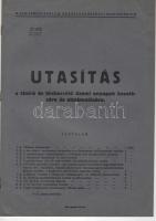 1931 Utasítás a távíró és távbeszélő üzemi anyagok kezelésére és elszámolására