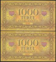 2010. 1000 "Turul" (2x) egymás utáni sorszámmal T:I