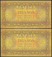 2010. 1000 "Turul" (2x) egymás utáni sorszámmal T:I