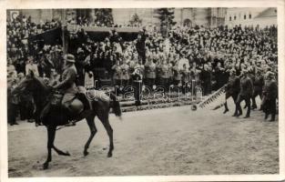 Kolozsvár entry of the Hungarian troops, Horthy So.Stpl