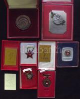 Szocialista kitüntetés, emlék -és díjérem tétel T:vegyes