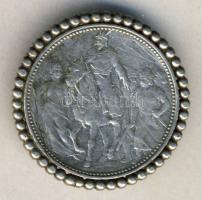 1896. 1K Ag "Millenium" foglalatban T:3