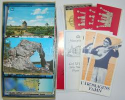 kb. 350 db Svéd és Aland képeslap sok érdekességgel, különösen az Alandi lapok ritkák