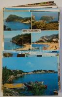 Görög szigetek kb. 250 db modern képeslap, érdekességekkel