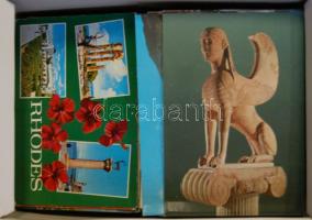 Görög szigetek kb. 250 db modern képeslap, érdekességekkel