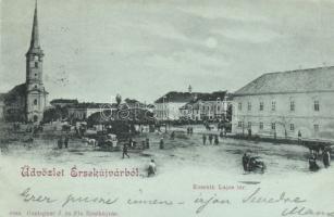1899 Érsekújvár Kossuth square