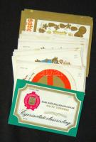 32 db nagyrészt klf boroscímke