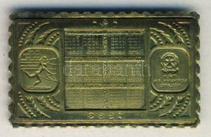 1983. ÁP bélyeg formájú naptár érem plasztiktokban T:1