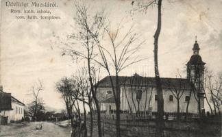 Muzsla Catholic school and church