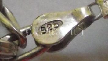 Stabilizált türkiz nyaklánc ezüst (Ag) szerelékkel