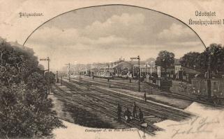 Érsekújvár railway station (wet damage)