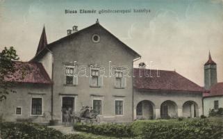 Gömörcserepes the castle of Elemér Biess