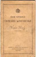 1926 Kitöltött Elemi népiskolai értesítő könyvecske