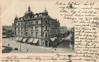 1899 Graz Bismarck square, Café Kaiserhof