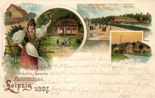 1897 Leipzig Expo litho (EK)