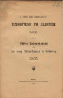 1905 A Soproni Evang. Diakonissza-Intézet évi jelentése; Romwalter Alfréd nyomdája