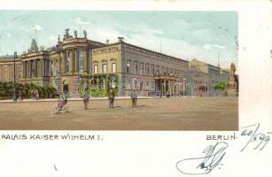1899 Berlin Wilhelm square litho (cut)