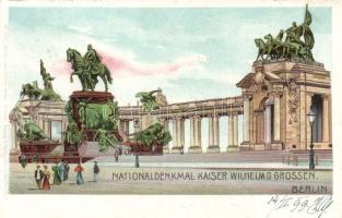 1899 Berlin National monument litho