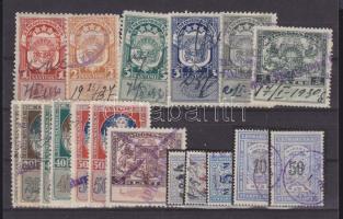 1918 13 db lett + 5 db finn okmánybélyeg