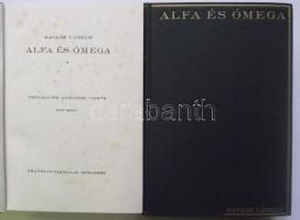 Ravasz László: Alfa és Ómega - prédikációk, beszédek, cikkek I-II. kötet, Franklin Társulat, Bp., aranyozott egészvászon kötésben, jó állapotban