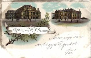 1899 Vienna litho