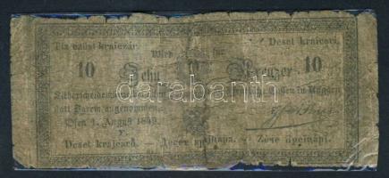 1849. 10kr "Almássy" T:V
