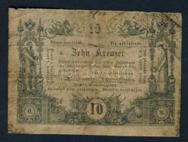 Ausztria 1860. 10 Újkreutzer T:IV
