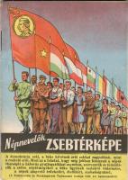 1950 Népnevelők zsebtérképe: propagandakiadvány térképekkel