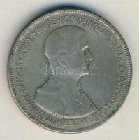 1930. 5P Ag "Horthy jobbra" T:3 ph