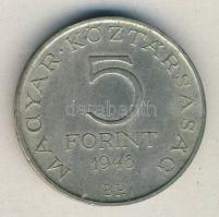 1948. 5Ft Ag "Petőfi" T:2