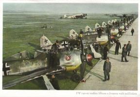 Military WWII German FW 190 military aeroplane