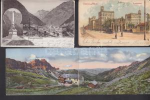 20 db háború előtti, nagyrészt Osztrák városképes lap, közte több litho, ill. érdekesség / 20 mainly Austrian cards