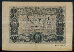 1848. 100Ft "Kossuth bankó" imitációja - Révay testvérek 1888-ból származó reklámja T:III