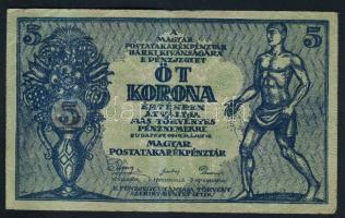 1919. 5K "...más törvényes pénznemekre..." T:III+/III