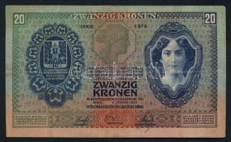 1907. 20K T:III-(kis szakadás,de szép állapotban)