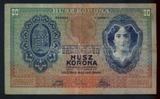 1907. 20K T:III-(kis szakadás,de szép állapotban)