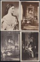 5 db Erzsébet királyné vonatkozású lap 1910-1930