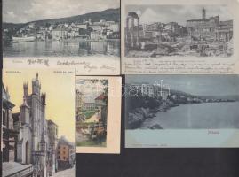 12 db háború előtti, jó minőségű európai városképes lap, közte egy szép müncheni litho lap / 12 Euro...