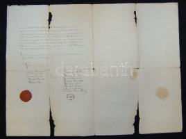 1874. jún. 25. Dunaföldvári Izrael hitközség Szt. Testvér és Temetkezési Egylet köszönet nyilvánító ...