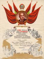 1950-es évek szocialista munkaverseny vállalás és a teljesítés igazolása